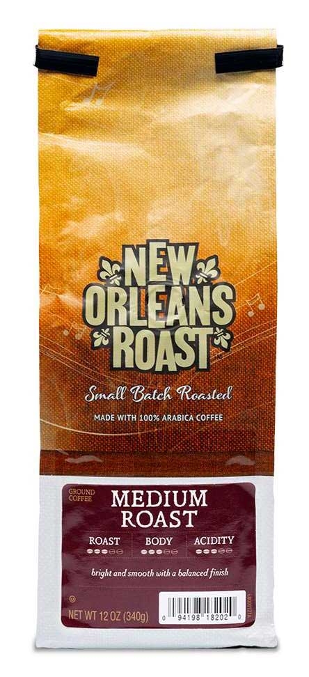PJs Coffee of new orleans New Orleans Medium Roast Ground Coffee, 12 Ounce -- 6 per case