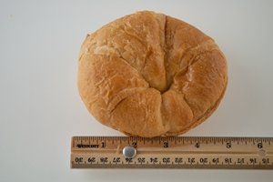 General Mills Pillsbury Baked Curved Sliced Croissant, 3 Ounce -- 48 per case.