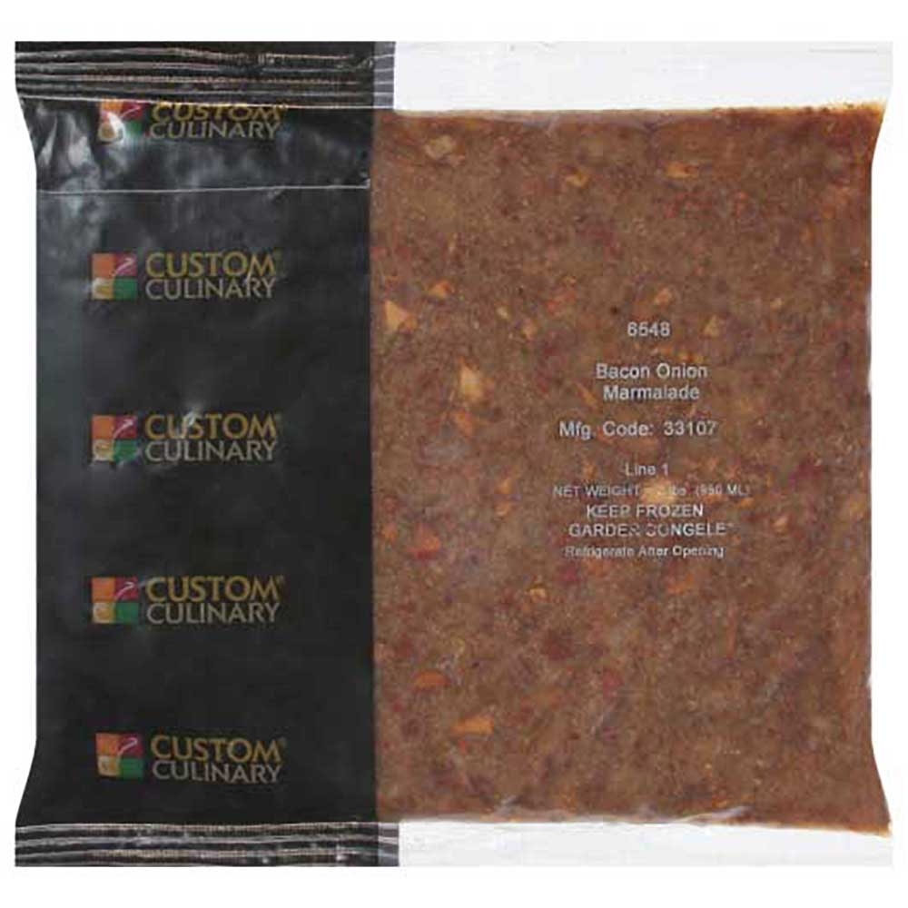 Custom Culinary Smoke Flavored Bacon Onion Marmalade, 2 Pound -- 8 per case