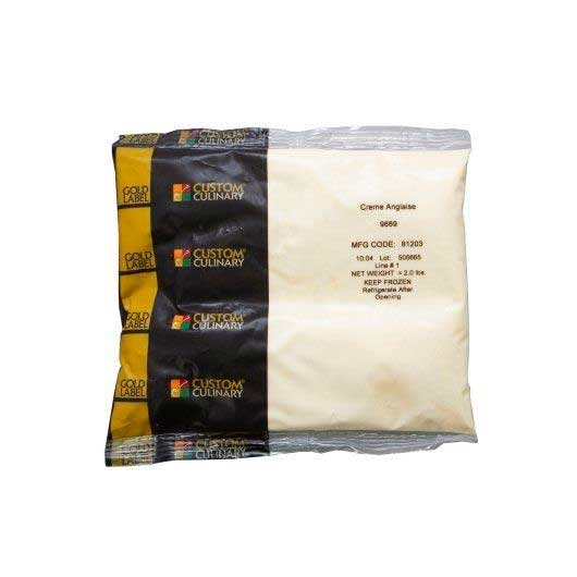 Custom Culinary Ready To Use Creme Anglaise Sauce, 2 Pound -- 8 per case