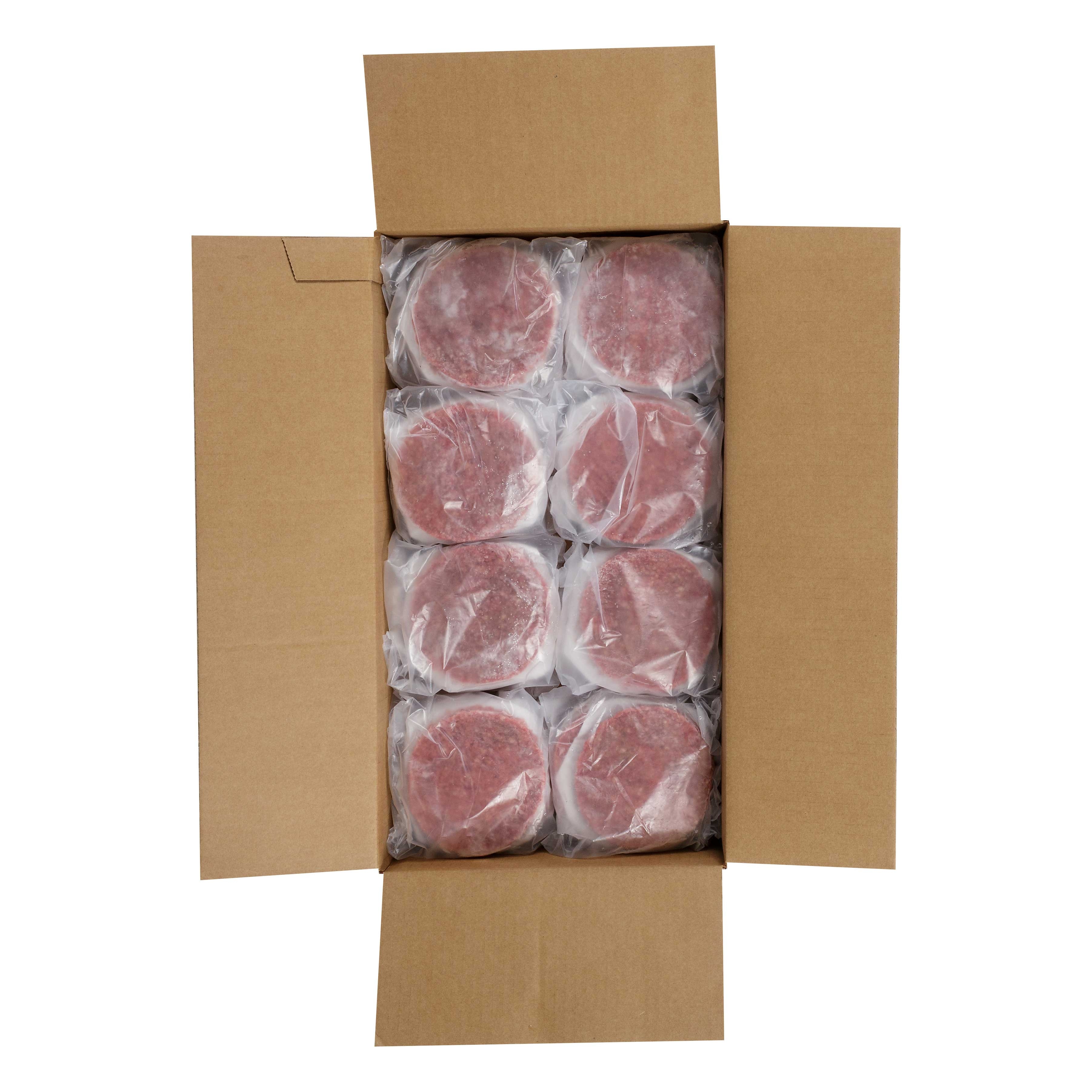 Great American Hamburger Pure Raw Beef Patties, 4 Ounce -- 40 per case.