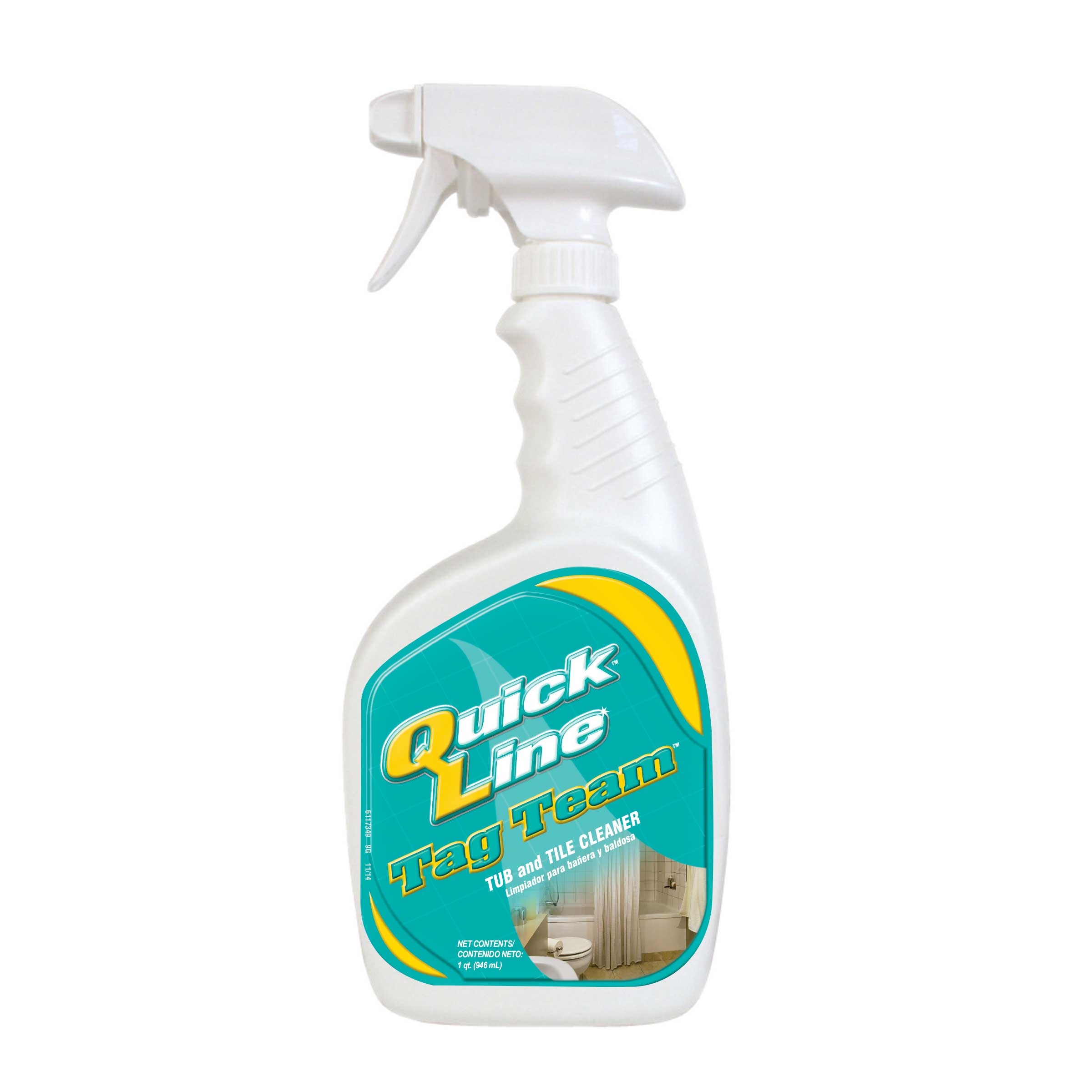 US Chemical Quick Line Tag Team Tub and Tile Cleaner, 32 Ounce -- 6 per case.