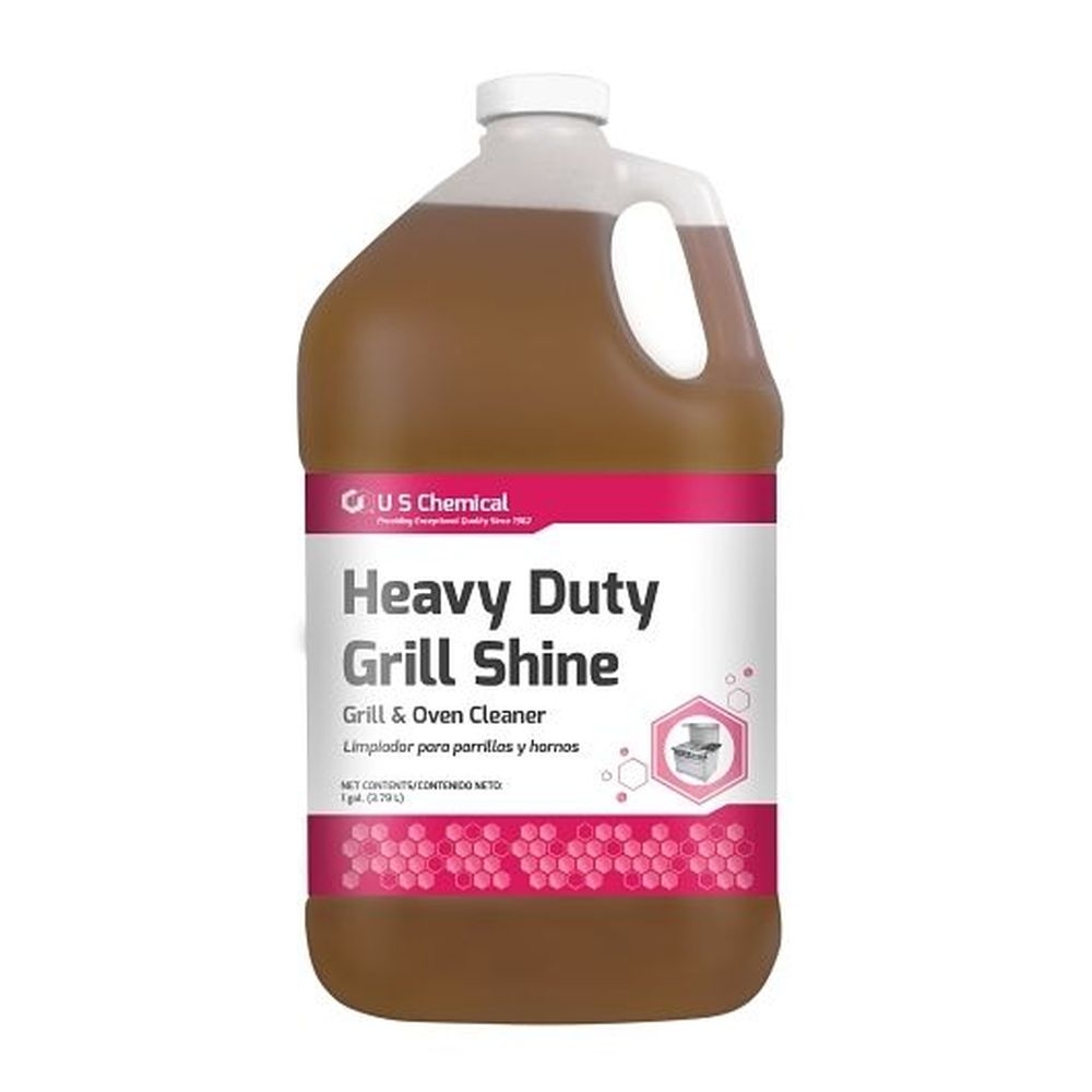 U S Chemical Heavy Duty Grill Shine, 4 count