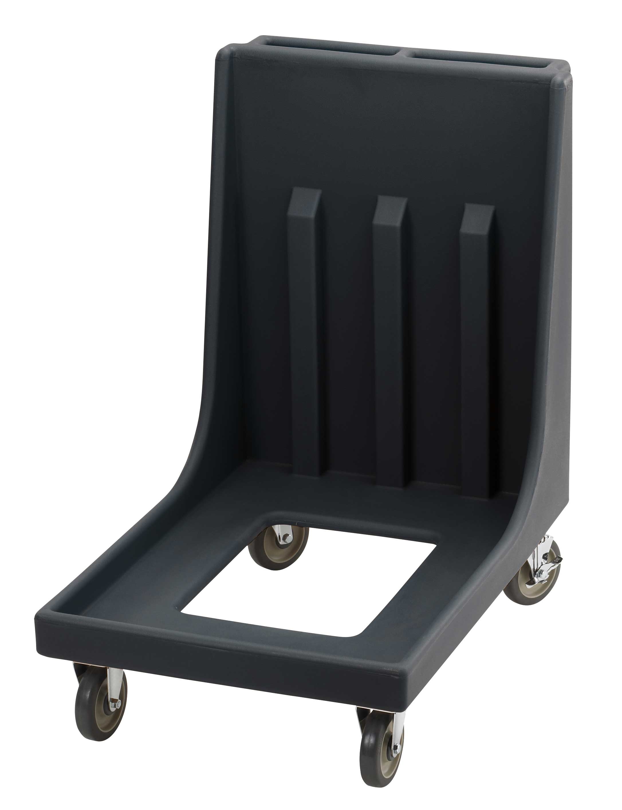 Cambro Black Camdolly with Handle, 350 Pound.
