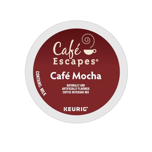 Cafe Escapes Cafe Mocha K-Cup Pod , 24 count -- 4 per case