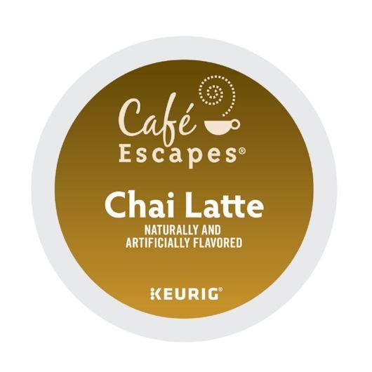Cafe Escapes Chai Latte K-Cup Pod, 24 count -- 4 per case