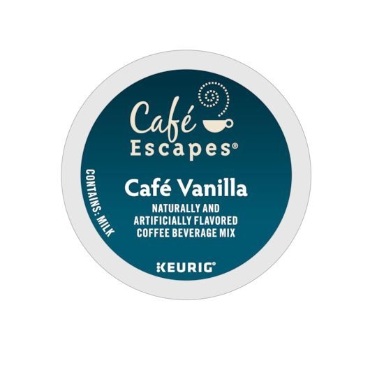Cafe Escapes Cafe Vanilla K-Cup Pod, 24 count -- 4 per case