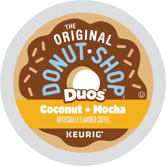 The Original Donut Shop Coconut Mocha K Cup Coffee Pod, 12 count -- 6 per case