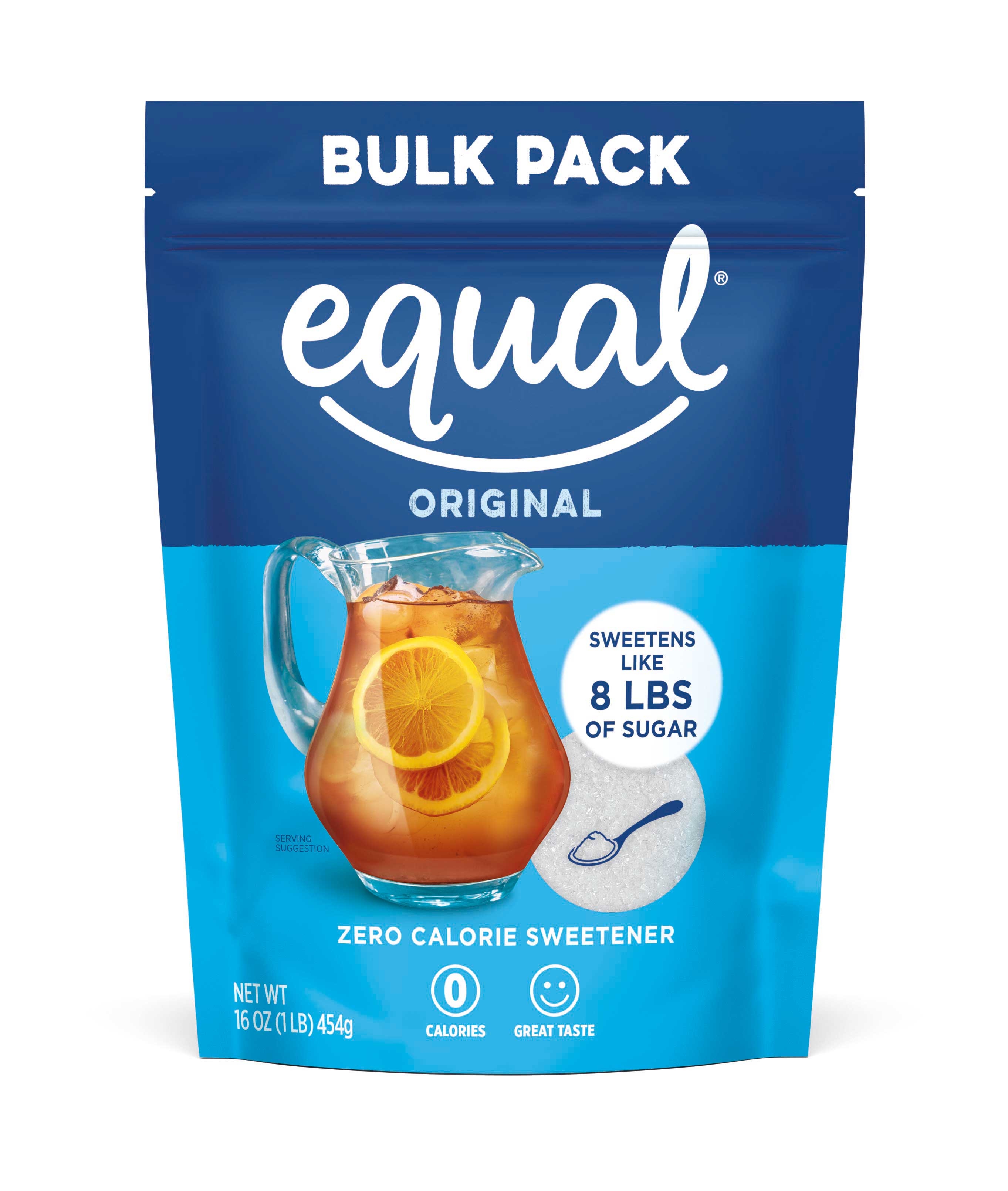Equal Bulk Pack Sweetener, 16 Ounce -- 6 per case.
