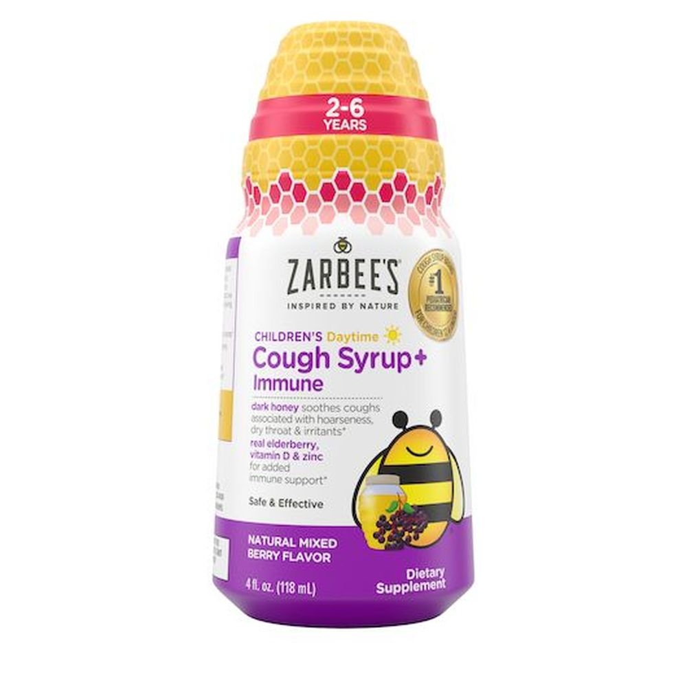 Zarbees Berry Flavor Childrens Cough and Immune Syrup, 4 Fluid Ounce -- 12 per case