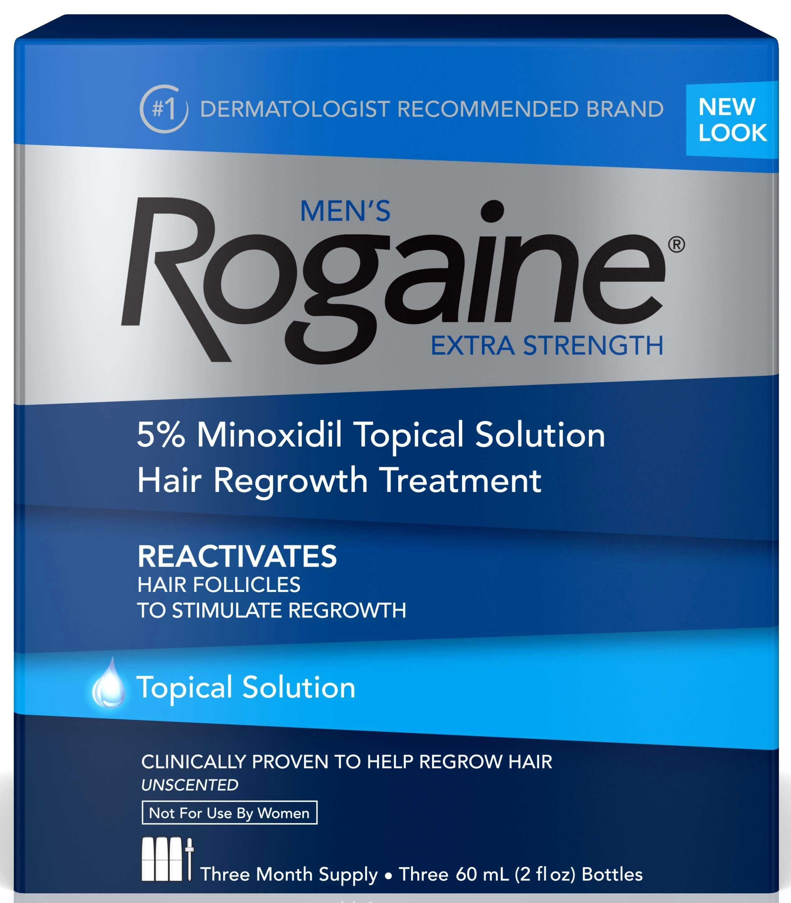 Rogaine Mens Extra Strength Hair Regrowth Treatment Foam, 6 Fluid Ounce -- 6 per case