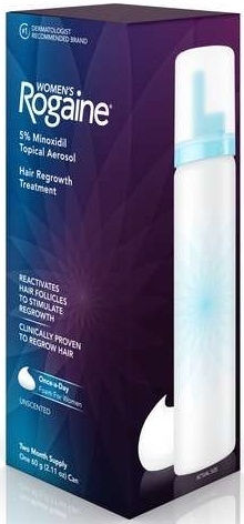 Rogaine Womens 5 Percent Minoxidil Foam Hair Regrowth Treatment, 60 Gram -- 12 per case