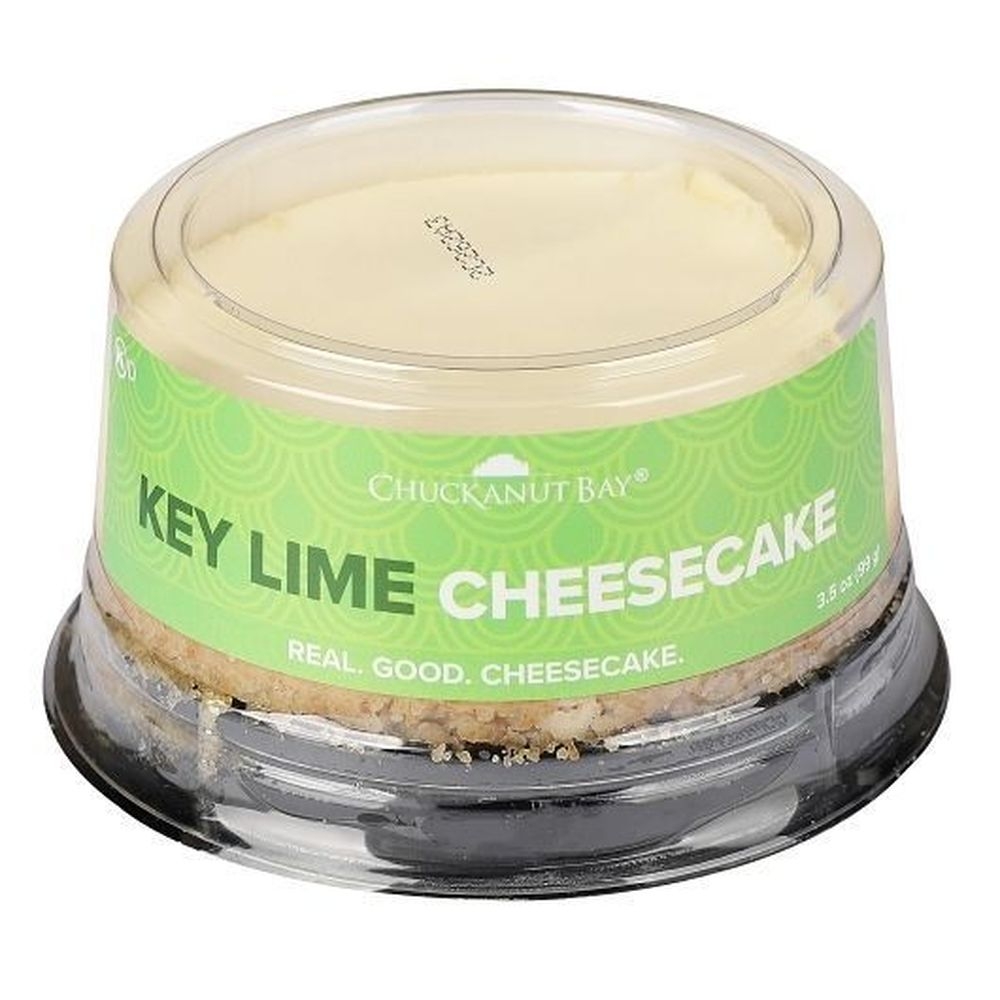 Chuckanut Bay 3 inch Key Lime Cheesecake, 3.5 Ounce -- 12 per case