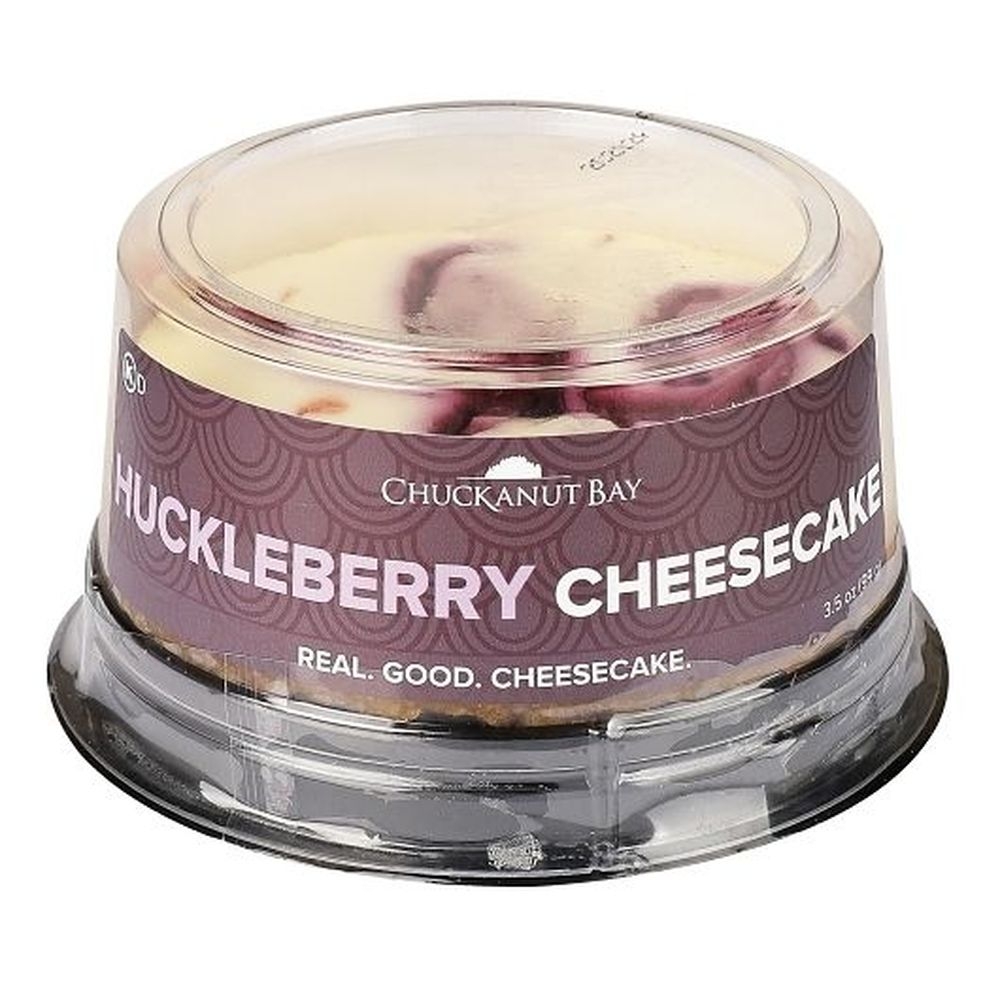 Chuckanut Bay Huckleberry Cheesecake, 3.5 Ounce -- 12 per case