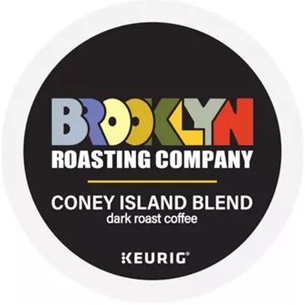 Brooklyn Roasting Coney Island Dark Roast Blend Single Serve K-Cup Pod, 10 count -- 6 per case