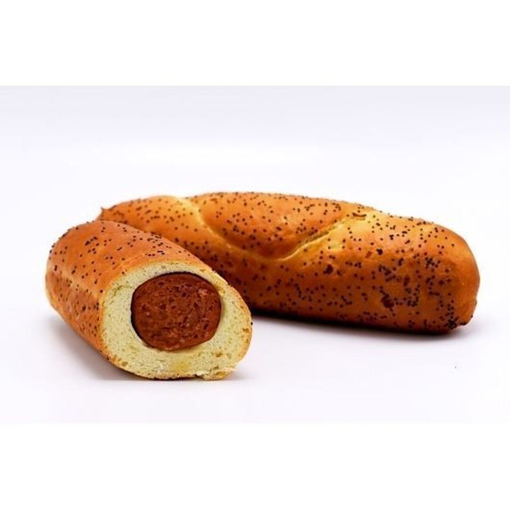 Benny's Individually Packaged Beef Frank Bagel Dog, 5 Ounce -- 12 per case