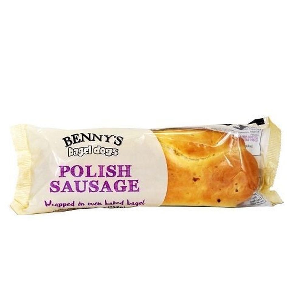 Benny's Individually Packaged Polish Sausage Bagel Dog, 5 Ounce -- 12 per case