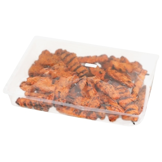 Expresco Fully Cooked Sweet Sriracha Halal Chicken Breast Skewers, 80 count
