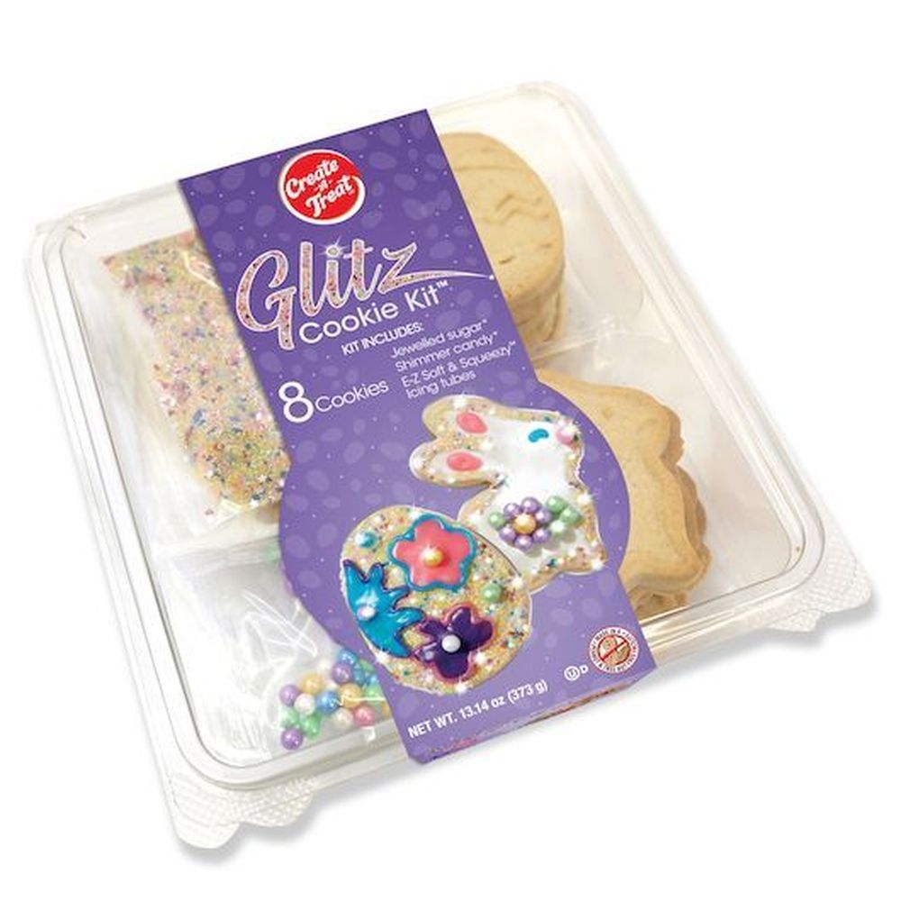 Create A Treat Glitz Egg and Bunny Cookie Kit, 10.03 Ounce -- 12 per case