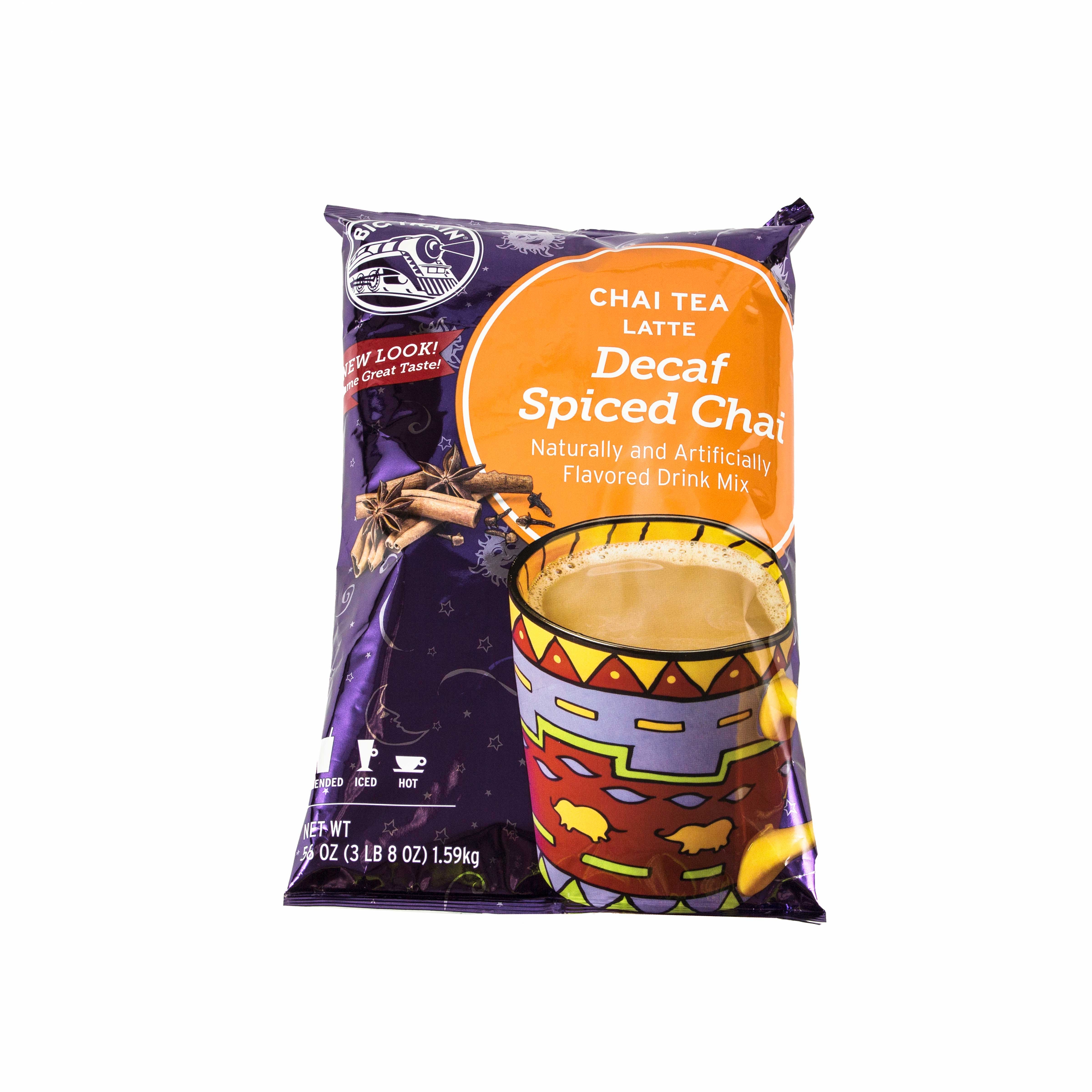 Big Train Decaf Spiced Chai Tea Latte Mix, 3.5 Pound -- 4 per case.