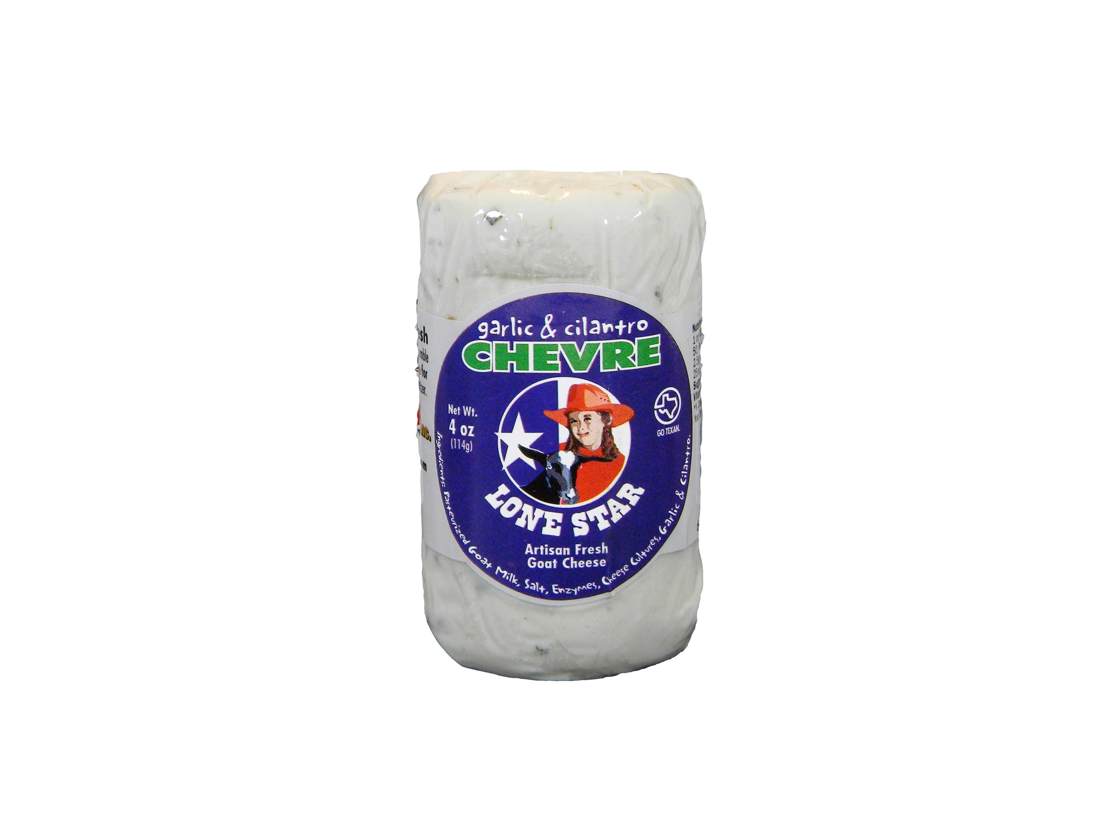 Cheesemakers Roasted Garlic Cila Chevre Cheese, 4 Ounce -- 8 per case.