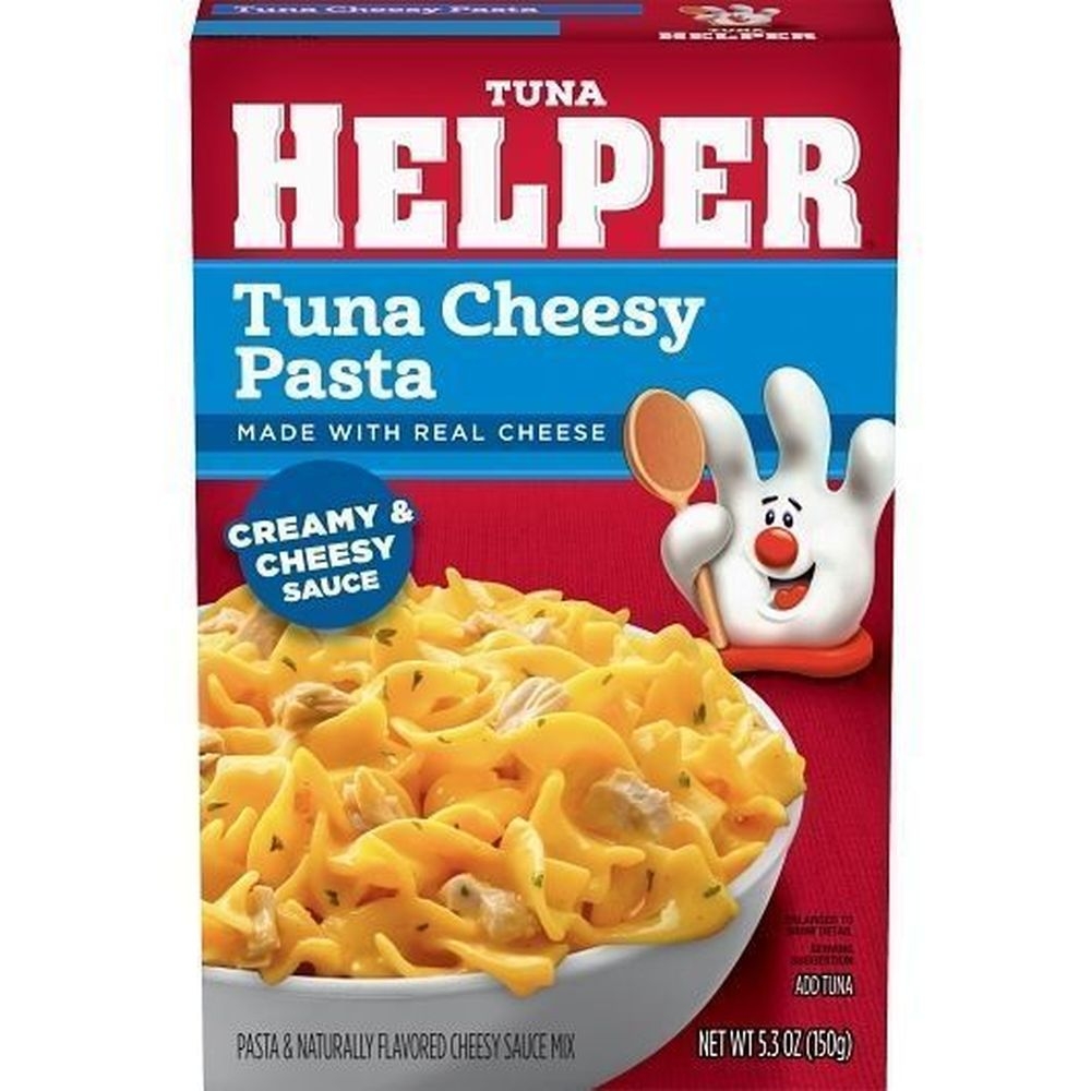 Helper Tuna Cheesy Pasta with Real Cheese, 5.3 Ounce -- 12 per case