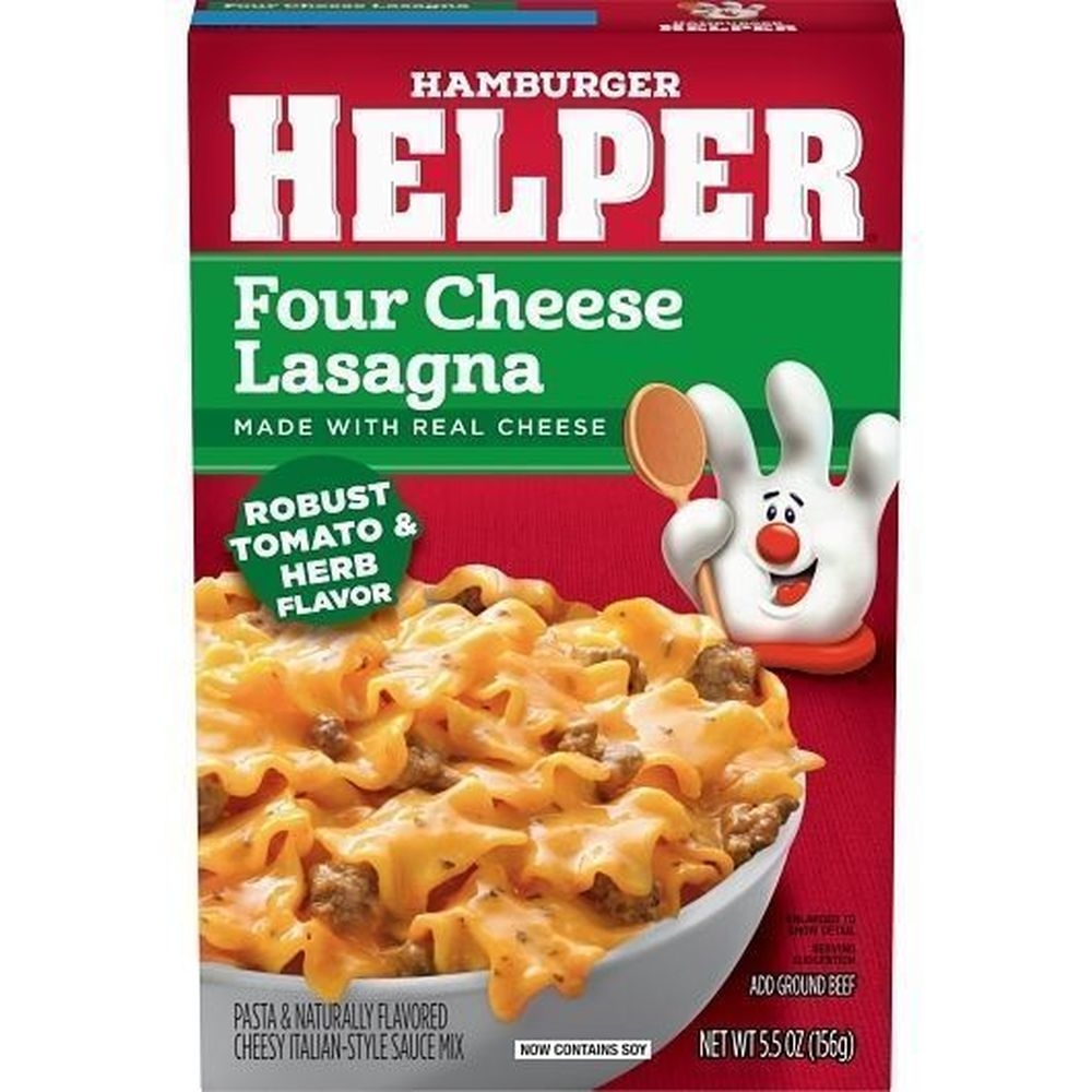 Helper Pasta Four Cheese Lasagna, 5.5 Ounce -- 12 per case