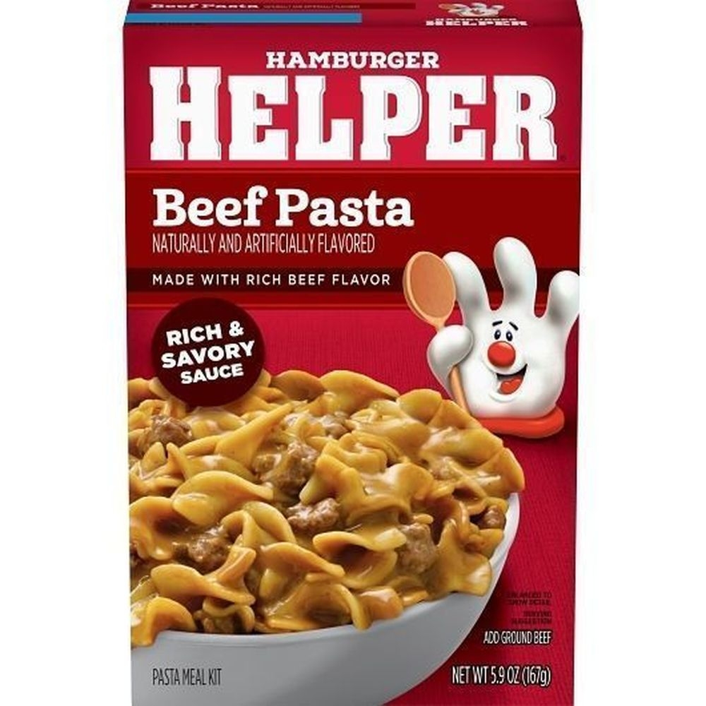 Helper Beef Pasta, 5.9 Ounce -- 12 per case