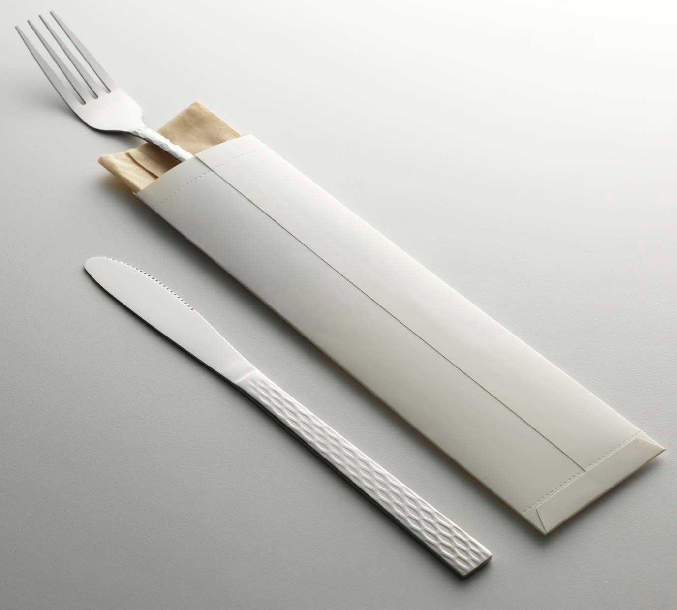 World Tableware Fork Knife and Napkin Set -- 156 set per case