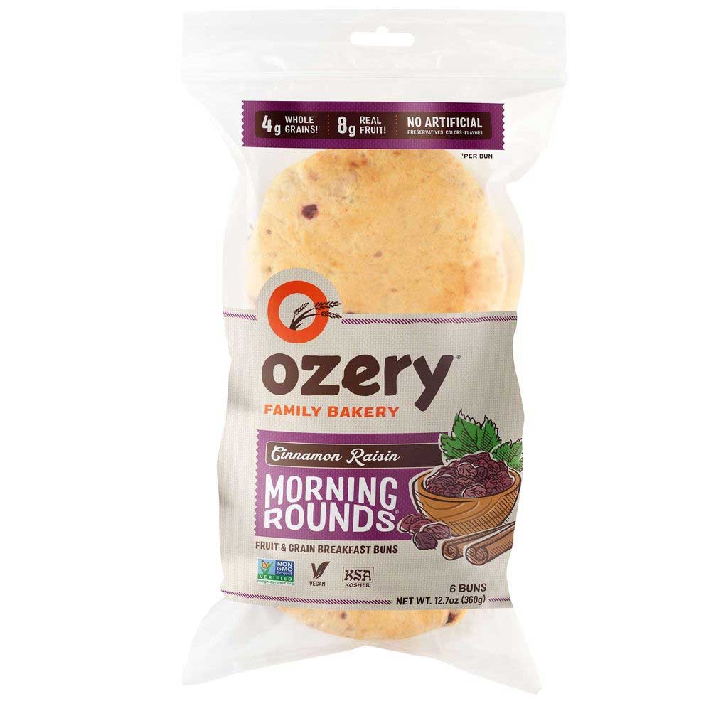 Ozery Bakery Cinnamon Raisin Morning Rounds, 12.7 Ounce -- 6 per case