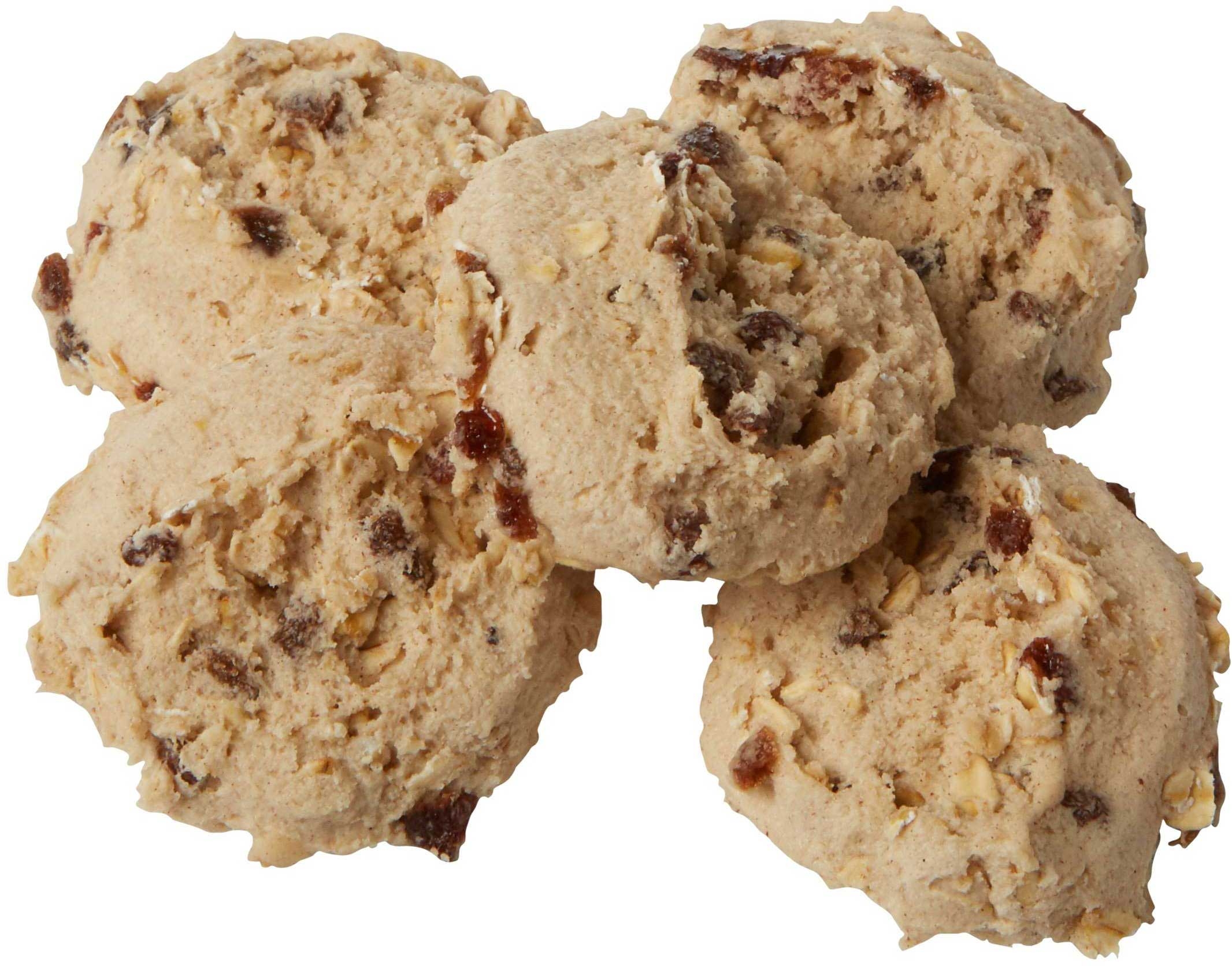 Jacquelines Oatmeal Raisin Vegan Cookie Dough, 1.5 Ounce -- 210 per case
