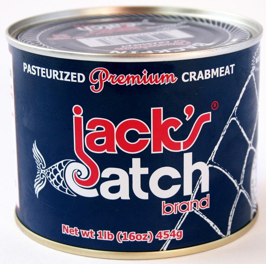 Jacks Catch Premium Colossal Crabmeat, 1 Pound Can -- 12 per case