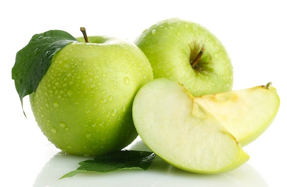 Commodity Fruit Granny Smith Diced Apple, 3/8 inch.
