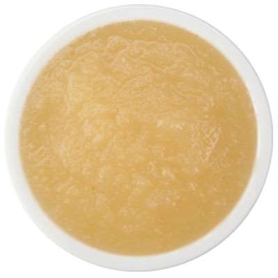 Commodity Canned Fruit and Vegetables Whitehouse Grade A Unsweetened Applesauce, Number 10 Can -- 6 per case