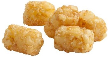 Commodity Potatoes Economy Grade Tater Tots, 5 Pound -- 6 per case.