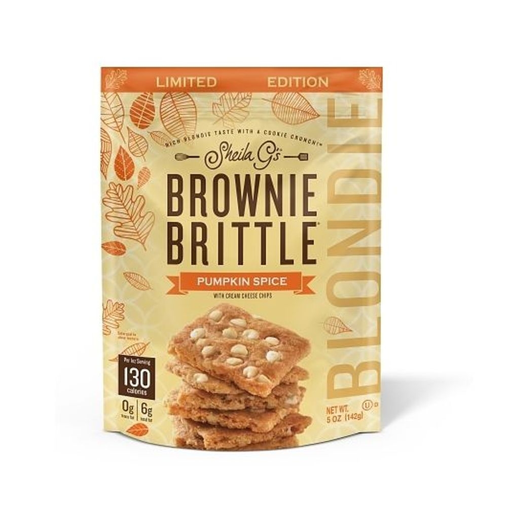 Sheila Gs Pumpkin Spice Brownie Brittle, 5 Ounce -- 6 per case
