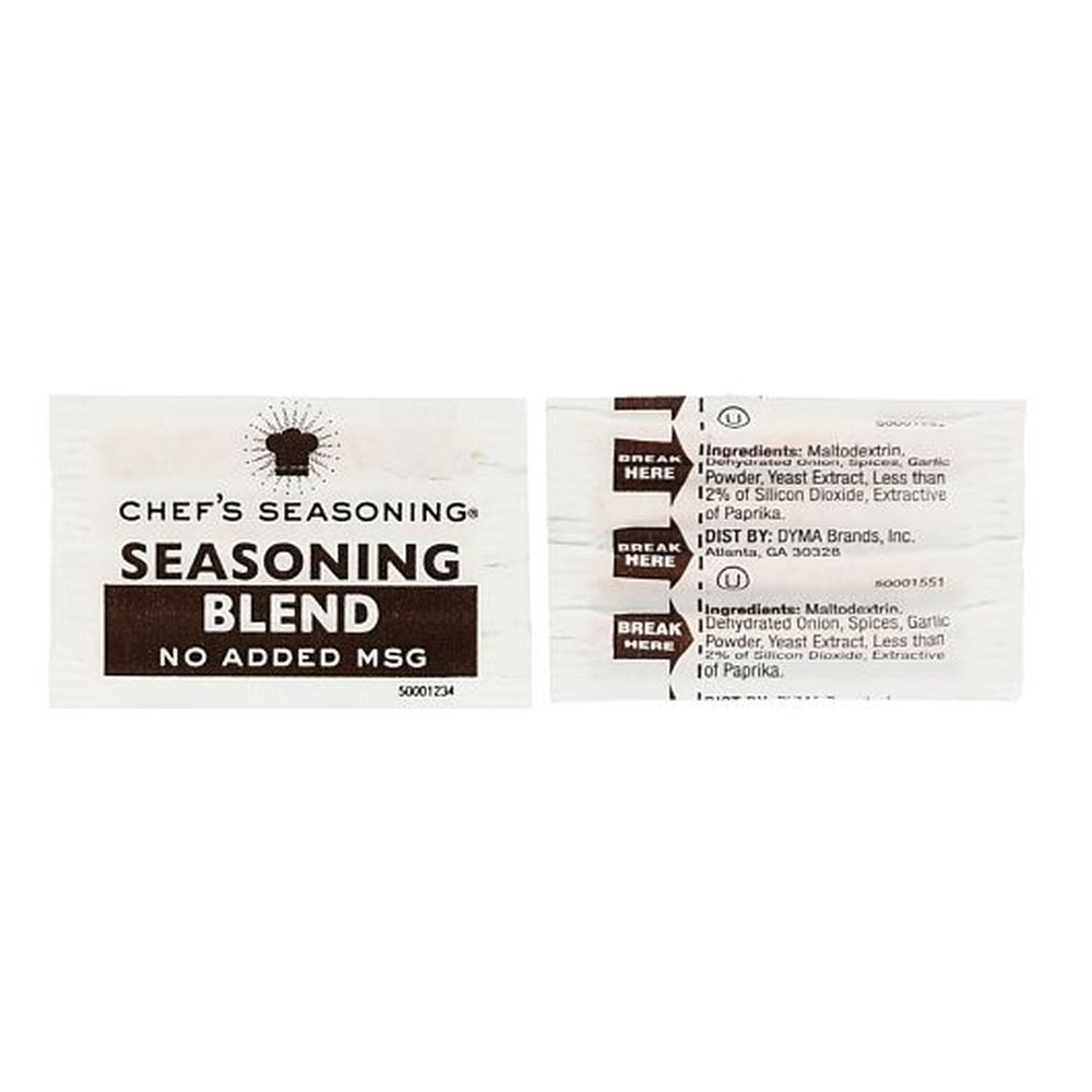 Chefs Seasoning Blend Packets, 0.4 Gram -- 300 per case.