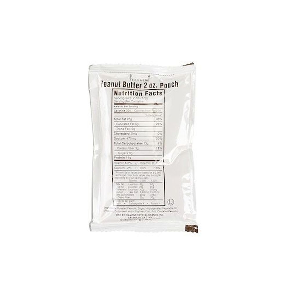 Poco Pac Peanut Butter, 2 Ounce Pouch -- 100 per case
