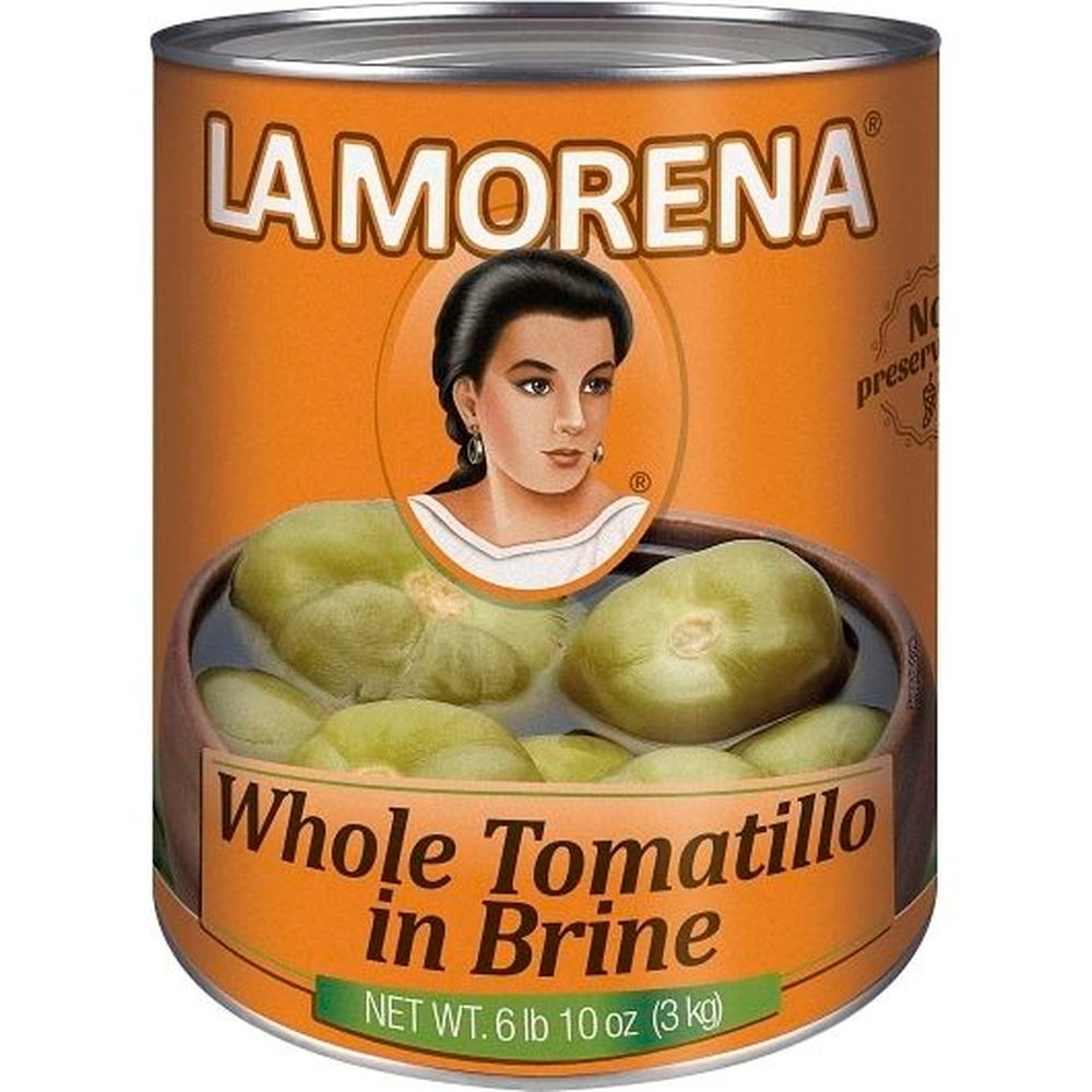 La Morena Whole Tomatillo in Brine, 6.6 Pound -- 6 per case