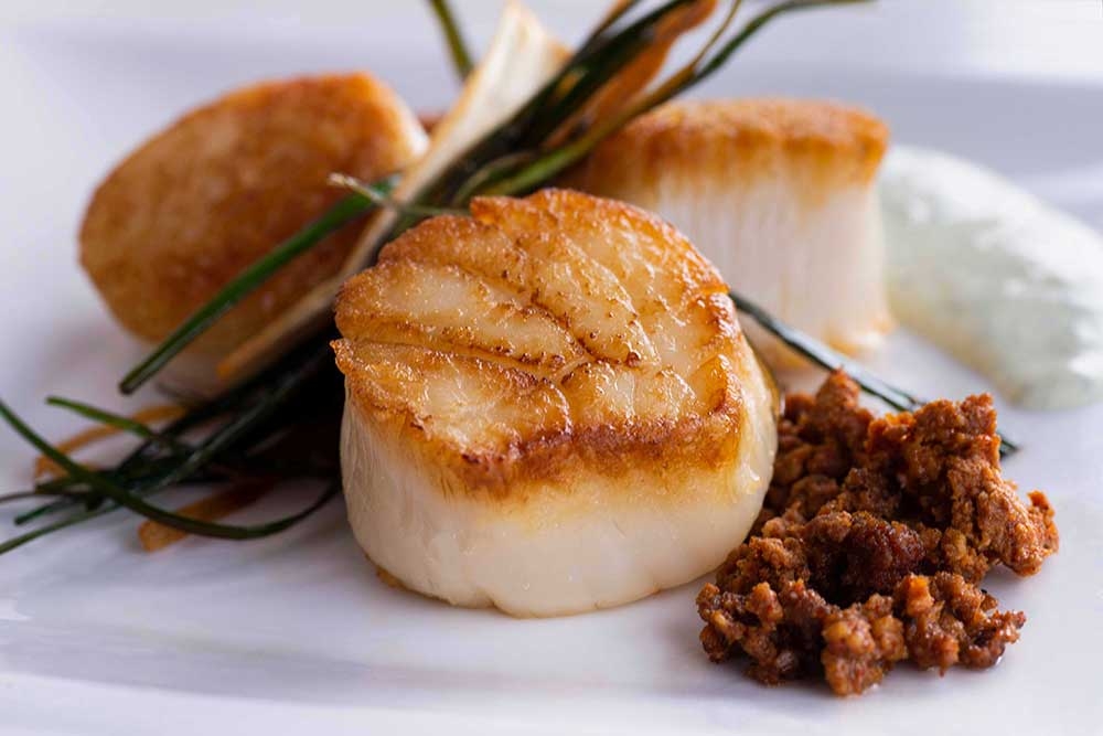 Sea Legend Black U/12 IQF Sea Scallop, 5 Pound -- 2 per case