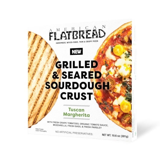 American Flatbread Tuscan Margherita Grilled and Seared Sourdough Crust -- 6 per case