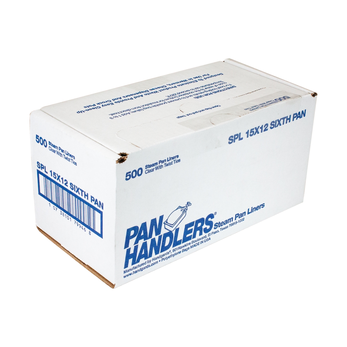 PanHandlers Clear 15X12  Inches Steam Pan Liners, 6" Depth --- 250 Count
