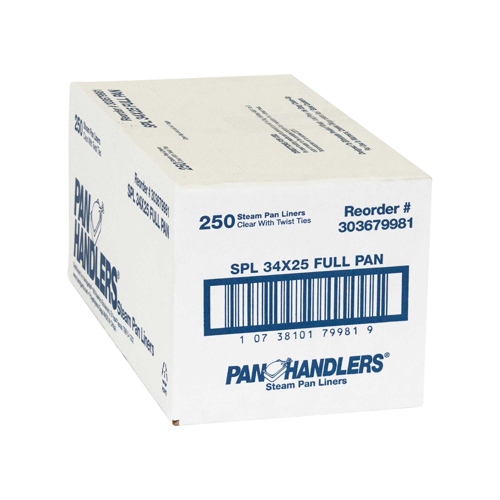 PanHandlers Clear 34 X 25 Inches Steam Pan Liners, 250 Count --- 1 Roll