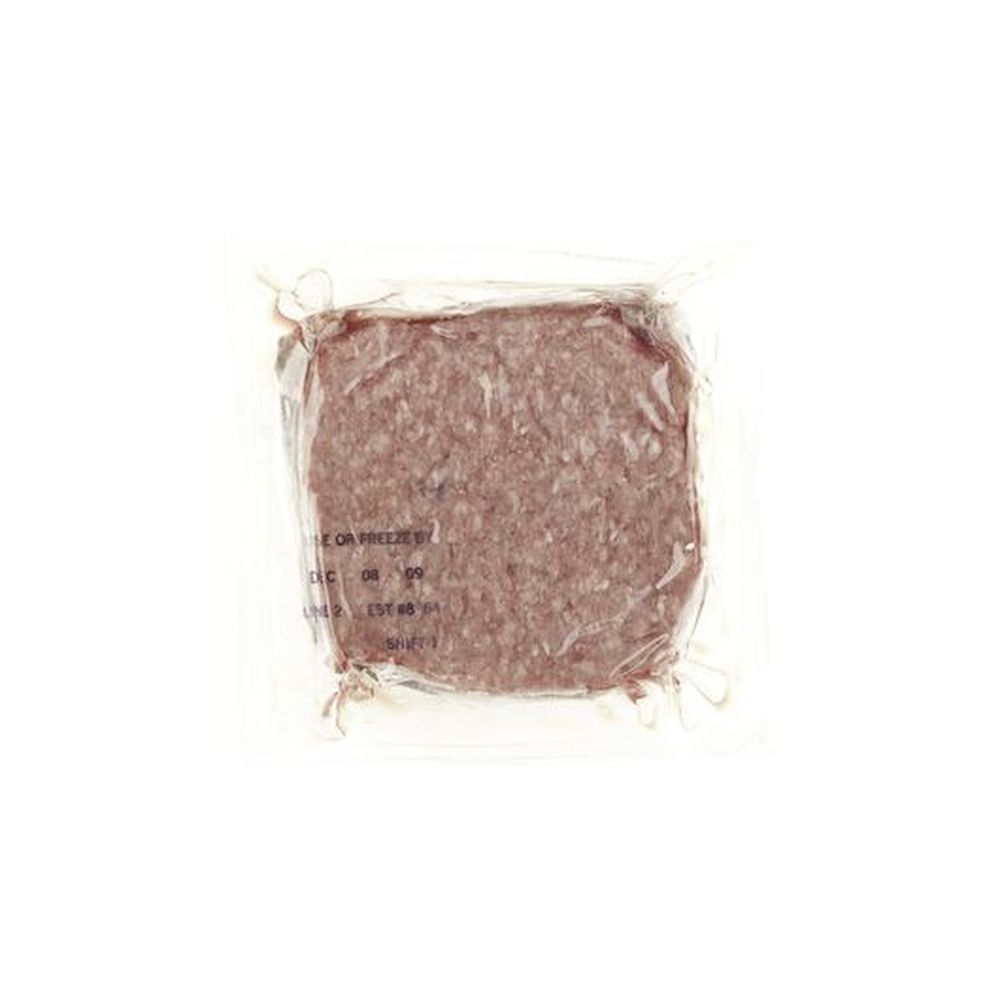 Ww Johnson 80 Percent Patty Round Beef, 6 Ounce -- 30 per case