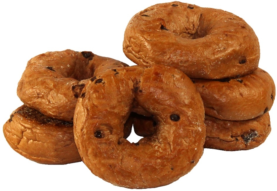 Just Bagels Chocolate Chip Bagel, 4 Ounce -- 48 per case