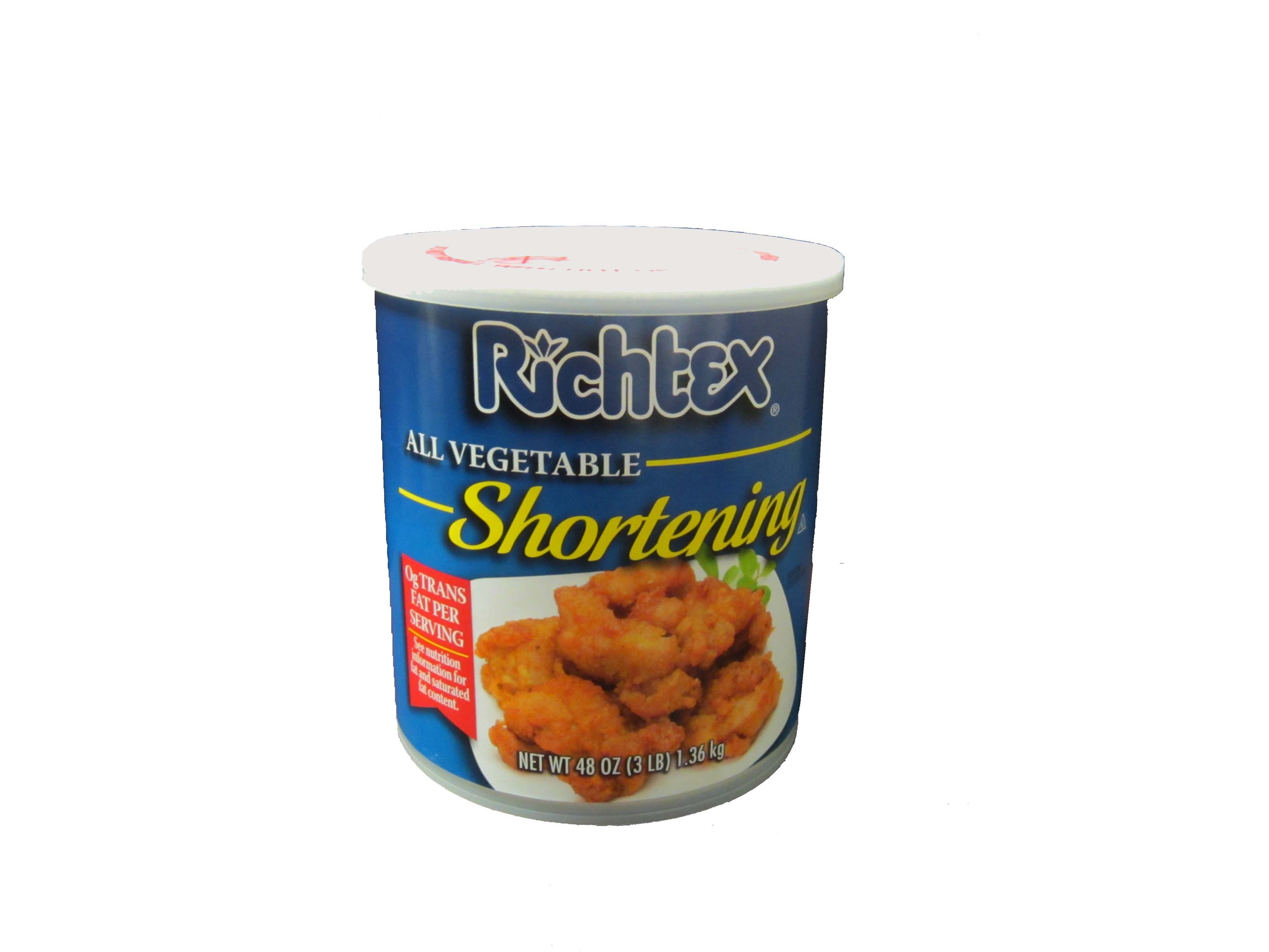 Stratas Foods Trans Fat Free Vegetable Shortening, 3 Pound -- 12 per case.