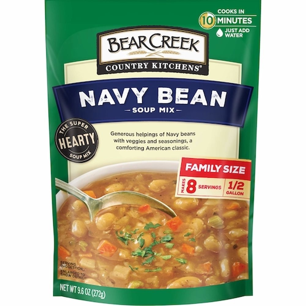 Bear Creek Navy Bean Soup Mix, 9.6 Ounce -- 6 per case