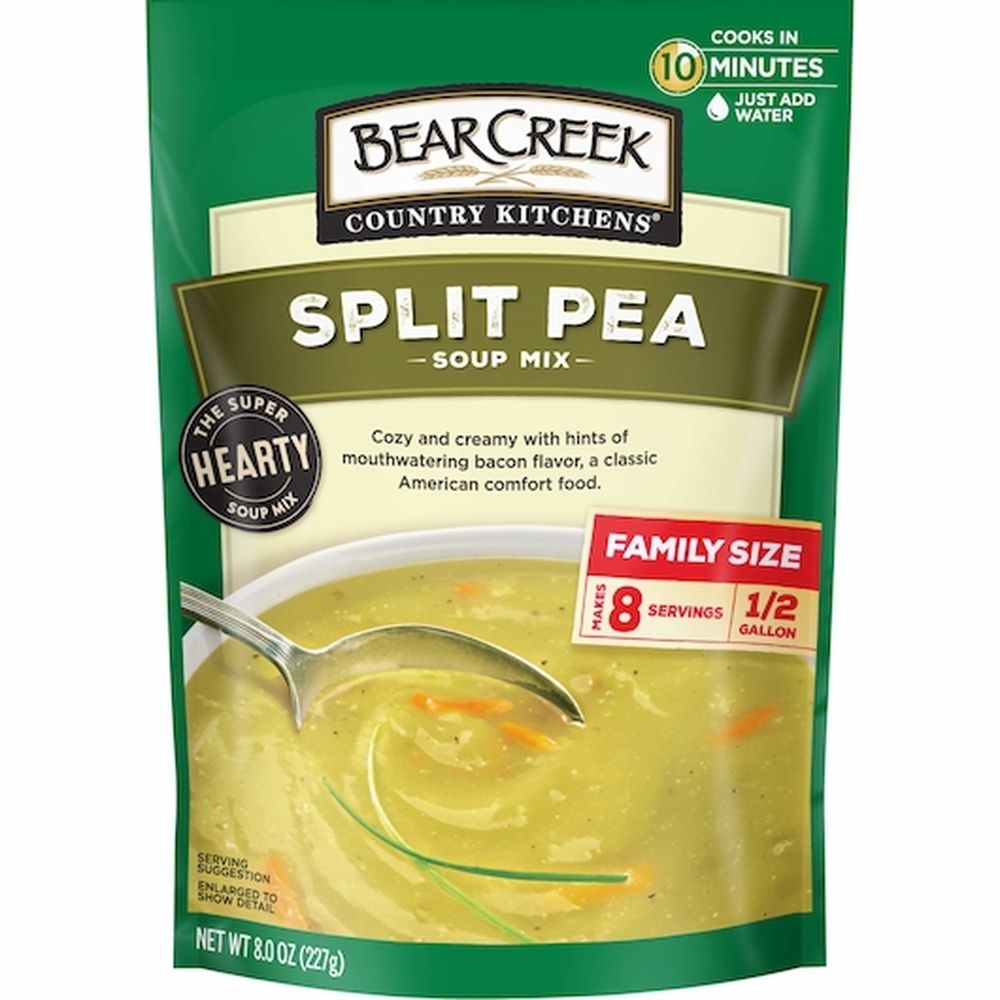 Bear Creek Split Pea Soup Mix, 8 Ounce -- 6 per case
