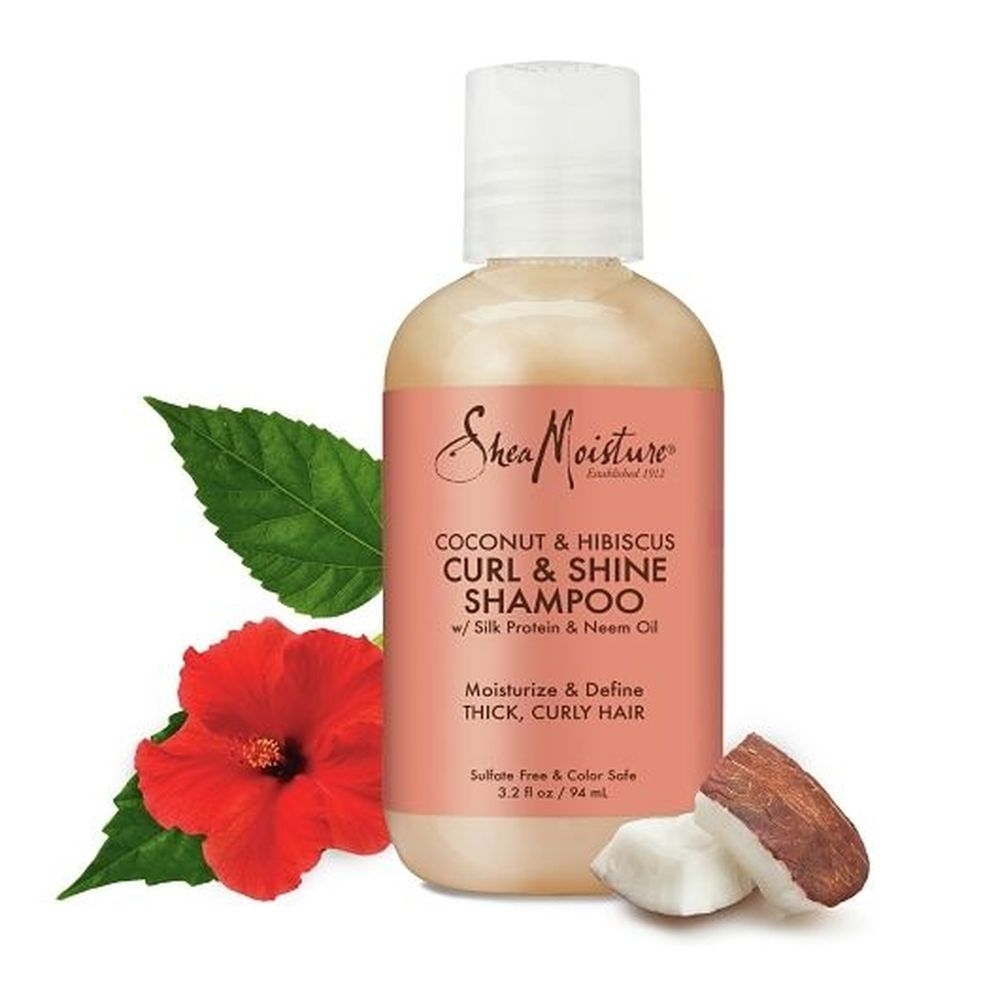 Shea Moisture Curl Plus Shine Coconut and Hibiscus Shampoo, 3.2 Fluid Ounce -- 24 per case