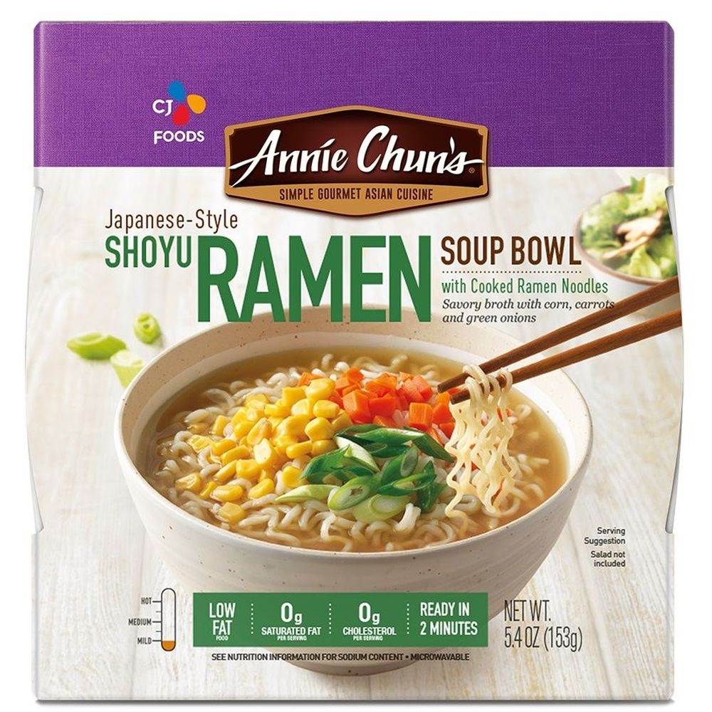 Anne Chuns Shoyu Ramen Soup Bowl, 5.4 Ounce -- 6 per case